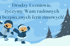 Back from Winter Holidays Presentation in Blue and White Animated Style - 1