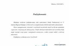 podziekowanie